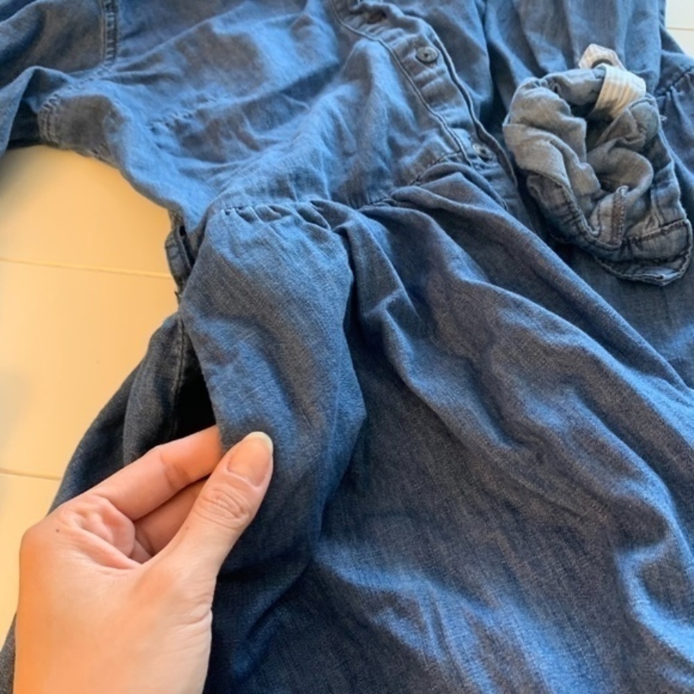 3/$25 Draper James Chambray Shirtdress sz 4 - Picture 8 of 9